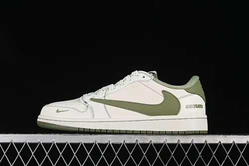 All categories Air Jordan Jordan series basketball shoes Air Jordan 1 Low High-end customized low-top sneakers Travis Scott x Fragment Design x Air Jordan 1 Low OG SP AJ1 Joe 1 UN joint-off-white green hook low-top cultural casual sneakers CH6336-009